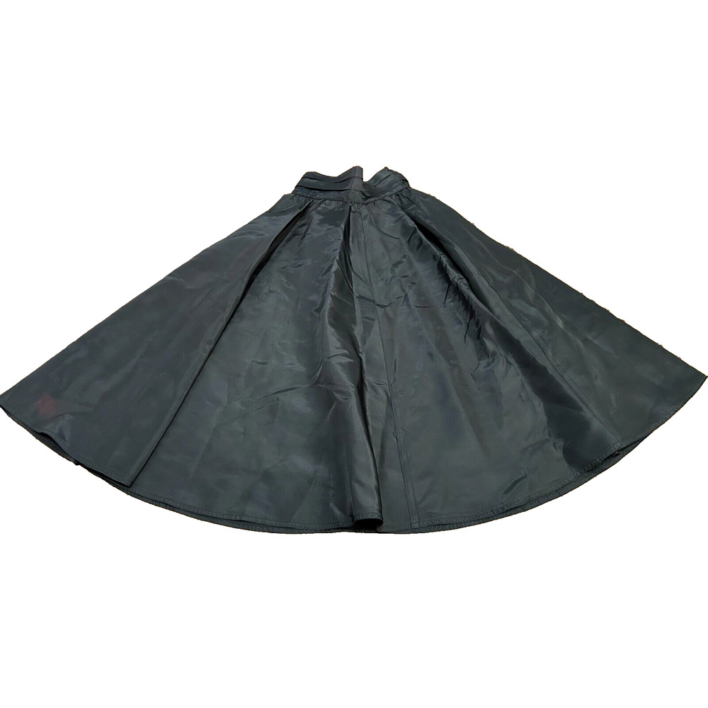 Vintage Gunne Sax by Jessica McClintock Womens Black High Waist Midi Skirt Sz 5